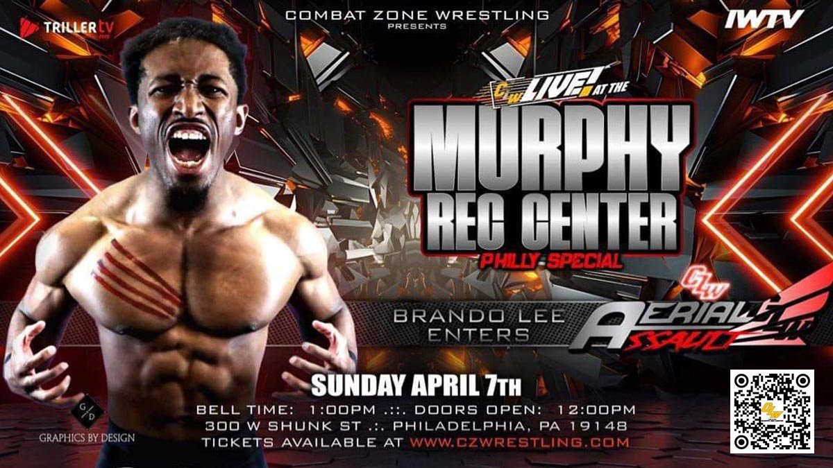 Brando Lee enters Aerial Assault at the Murphy Rec Center on April 7th!