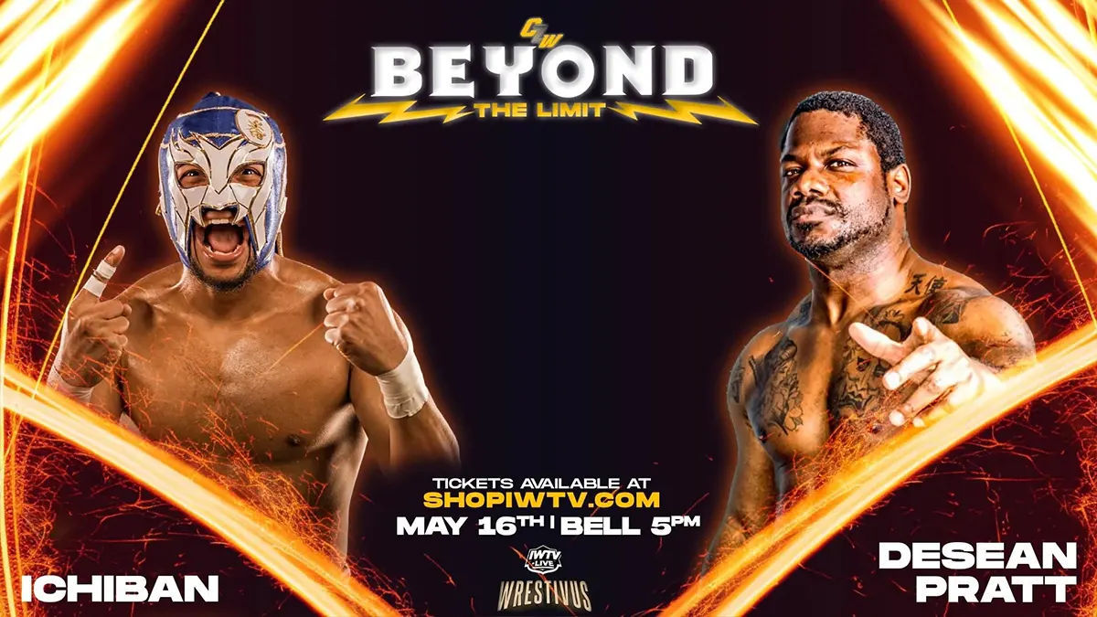 ICHIBAN fights DESEAN PRATT at Beyond The Limit on May 16th - Get your tickets now!