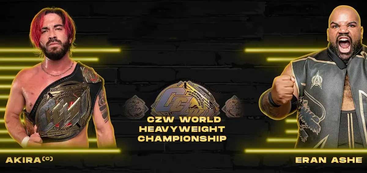 Akira defends his newly won CZW Championship against for belt holder Eran Ashe
