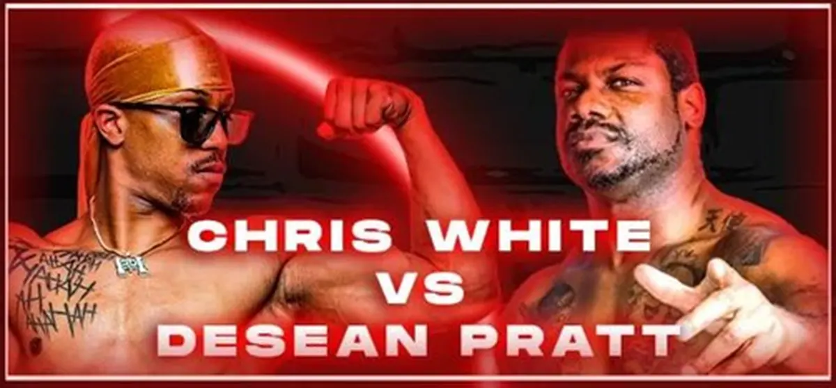 CHRIS WHITE faces DESEAN PRATT at CZW's Blacklight on March 21st at Neshaminy Creek Brew Co - Tix on sale now