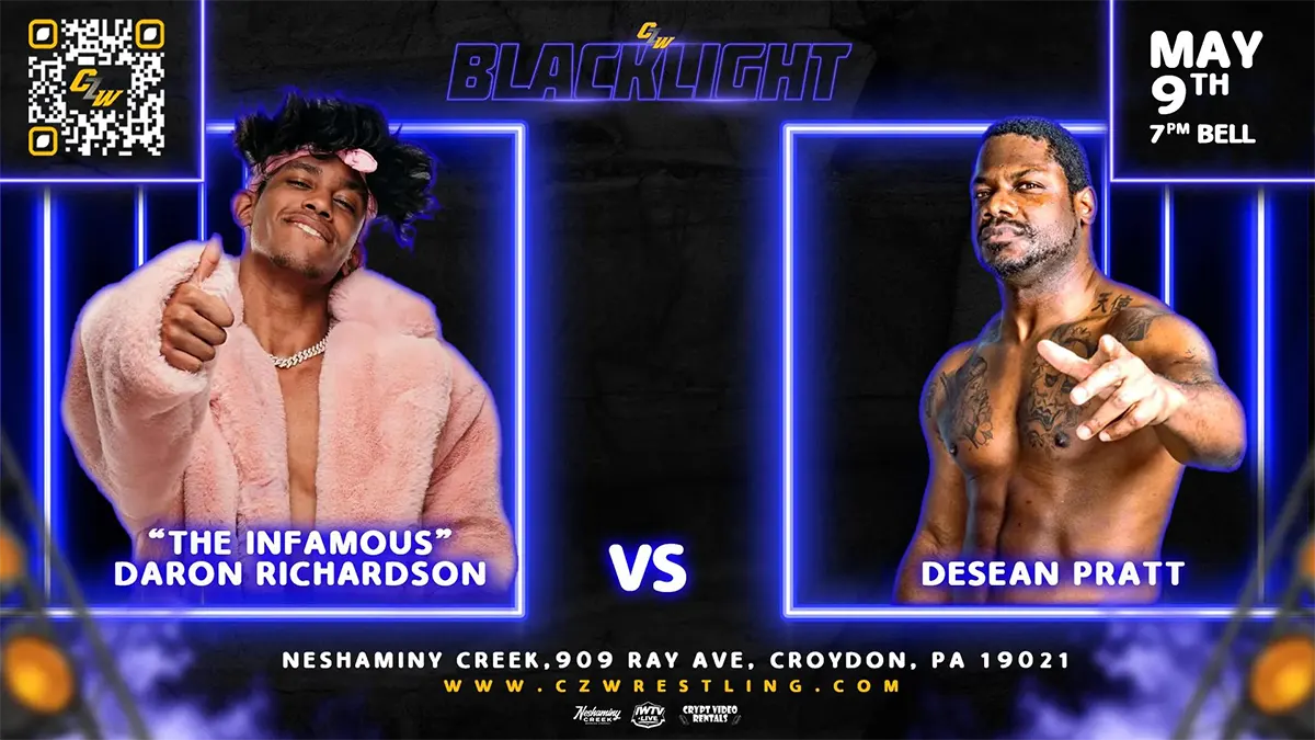 DARON RICHARDSON faces DESEAN PRATT in signles bout