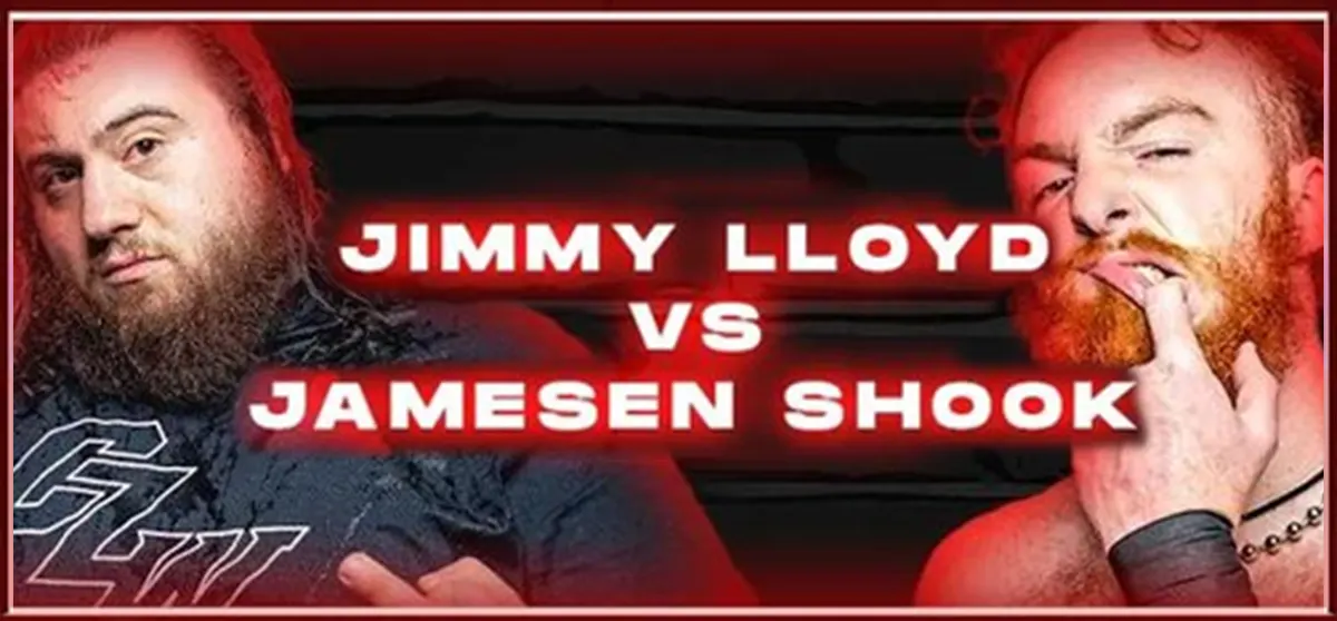 JIMMY LLOYD battles JAMESEN SHOOK at CZW's Blacklight on March 21st at Neshaminy Creek Brew Co - Tix on sale now
