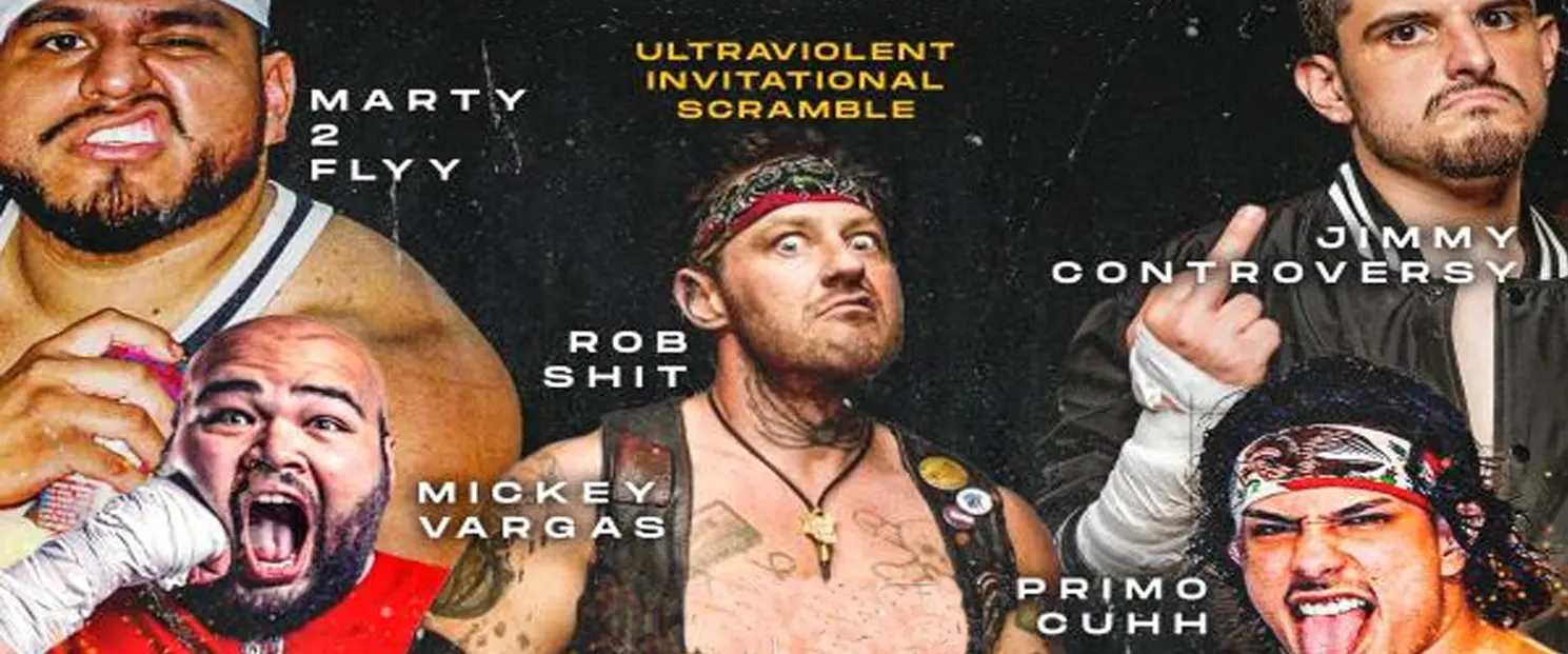 UV Invitational Scramble match with Marty 2 Flyy, Rob Shit, Jimmy Controversy, Mickey Vargas + Primo Cuhh at Devil Deals In Death - Get Your Tickets Now