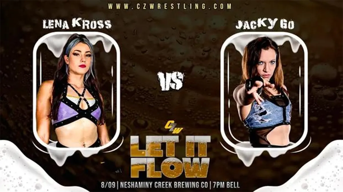 Lena Kross meets Jacky Go at CZW's Let It Flow on August 9th - Tix on sale now!