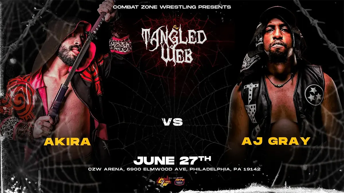 Akira takes on the debuting AJ Gray