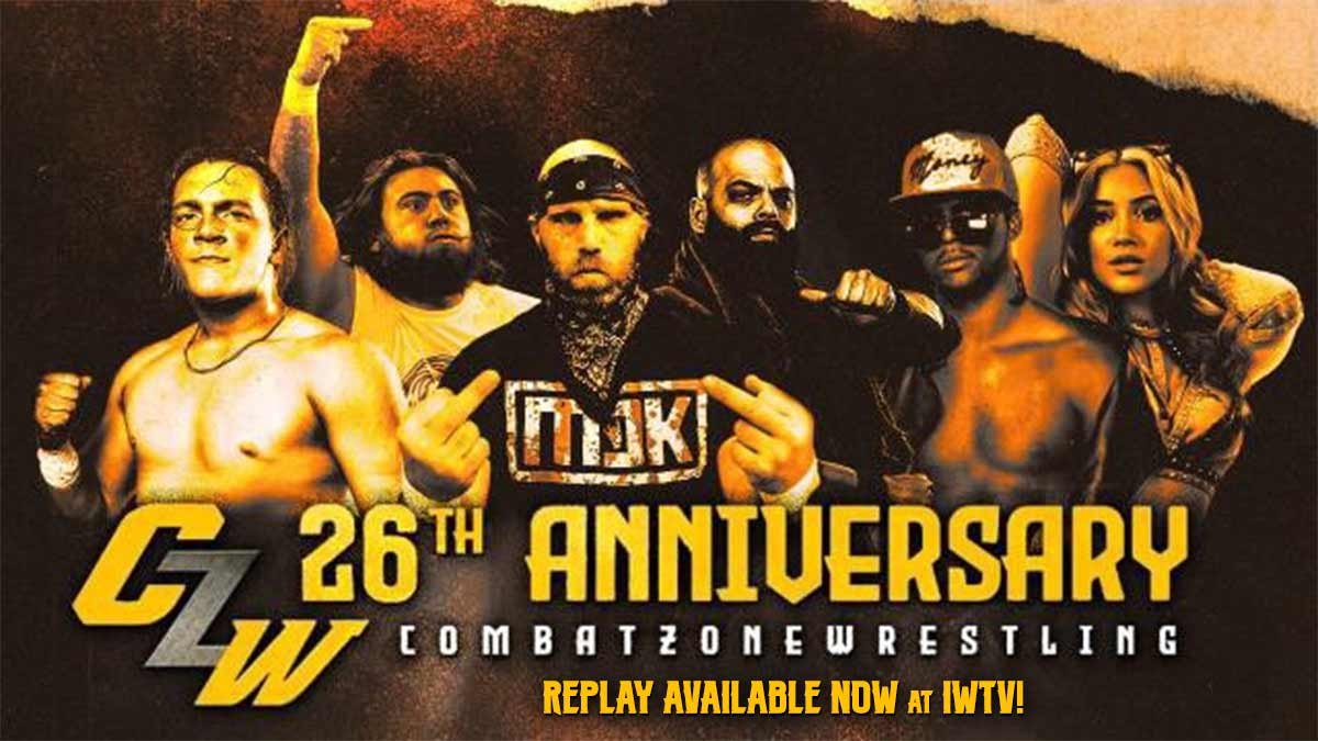 CZW's 26th Anniversary Show is streaming now at IWTV!