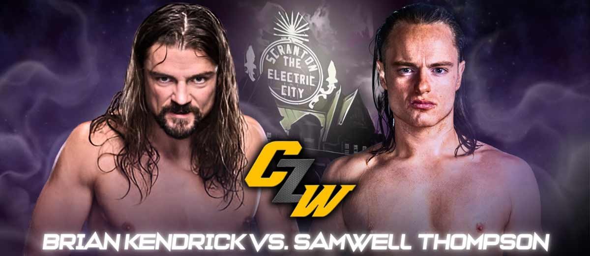 Brian Kendrick Vs. Samwell Thompson at CZW: 570 | Ritz Theater in Scranton PA | Oct 26 at 7PM - Tix on sale now!